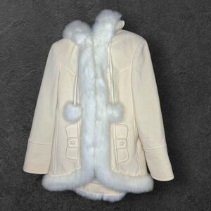 MODA INTERNATIONAL FAUX FUR HOODIE COAT